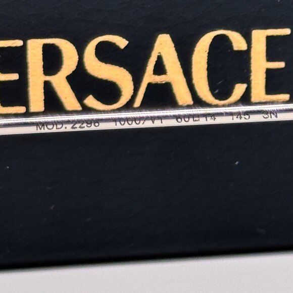 NEW VERSACE SUNGLASSES VE2296 1000/V1 UNISEX EYEWEAR VE2296 1000V1 main image 6